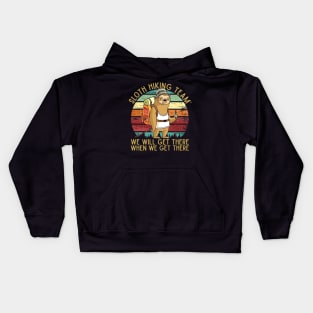 Sloth Hiking Team Kids Hoodie